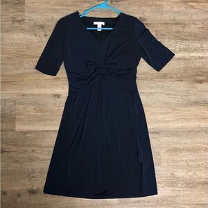 London Times Petite Women’s Navy Dress, size 8P